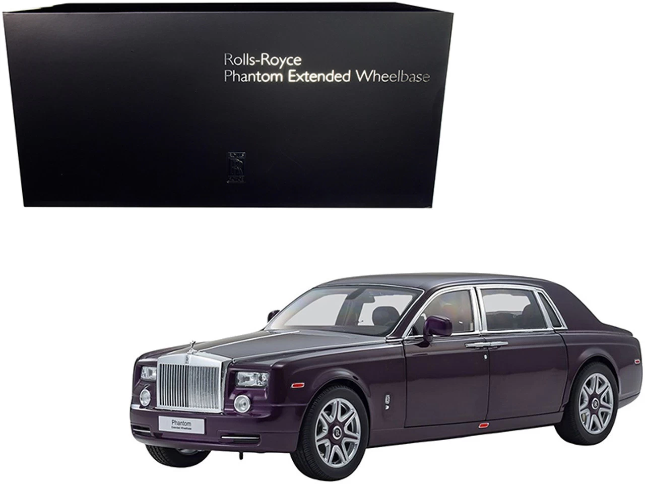 1/18 Kyosho Rolls-Royce Phantom EWB (Twilight Purple) Diecast Car Model 3 1/18 Kyosho Rolls-Royce Phantom EWB (Twilight Purple) Diecast Car Model