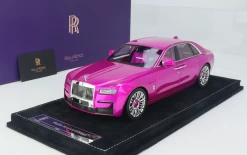 1/18 HH Model Rolls-Royce Ghost (Chrome Purple Red) Resin Car Model
