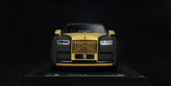 1/18 HH Model Rolls-Royce Phantom EWB Matt Black Gold Resin Car Model -Toy vehicles 1 22 26795.1655641454