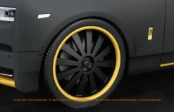 1/18 HH Model Rolls-Royce Phantom EWB Matt Black Gold Resin Car Model -Toy vehicles 1 23 32082.1655641458