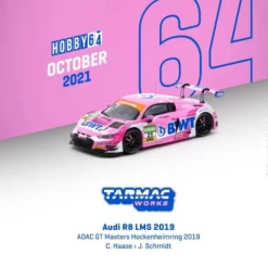 1/64 Tarmac Works Audi R8 LMS 2019 Diecast Car Model