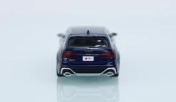1/64 Mini GT Audi RS6 Avant Navarra Blue Metallic LHD Diecast Car Model -Toy vehicles 10 4 68649.1620737354