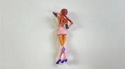 1/64 POPRACE Audi R8 LMS EVA RT Production Model Custom Type-08 X Works With Mari Makinami Figure -Toy vehicles 10 4 99502.1619613316