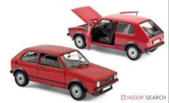 1976 Volkswagen Golf GTI Red With Black Stripes 1/18 Diecast Model Car By Norev