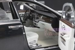 1/18 Kyosho Rolls-Royce Ghost (Black / Darkest Tungsten With Silver Bonnett) Diecast Car Model -Toy vehicles 11 zps856b22da 33049.1397502725