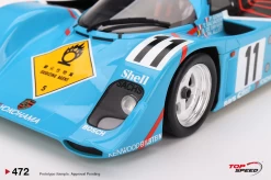 1/18 Topspeed Porsche 962 CK6 #11 Porsche Kremer Racing 1990 Le Mans 24 Hrs. -Toy vehicles 12 1 53740.1687092168