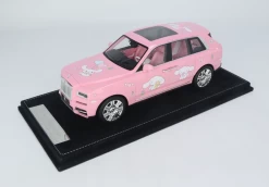 1/18 HH Model Rolls-Royce Cullinan Cinnamoroll Pink Resin Car Model -Toy vehicles 13 14 97463.1671108446
