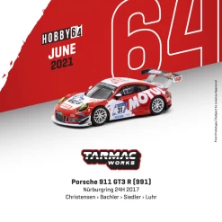 1/64 Porsche 911 GT3 R (991) Nürburgring 24h 2017 (Tarmac Works)