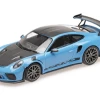 2019 Porsche 911 GT3RS (991.2) Blue With Golden Magnesium Wheels Limited Edition To 330 Pieces Worldwide 1/18 Diecast Model Car By Minichamps -Toy vehicles 15 1 81815.1618492961