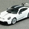 1/64 MINICHAMPS PORSCHE 911 GT3 (992) 2021 CARRERA WHITE METALLIC Diecast Car Model -Toy vehicles 15 1 85840.1662622321