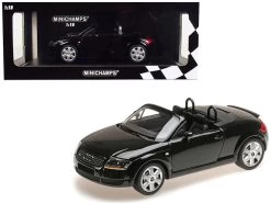 1/18 Minichamps 1999 Audi TT Roadster Black Limited Edition To 300 Pieces Worldwide Diecast Car Model