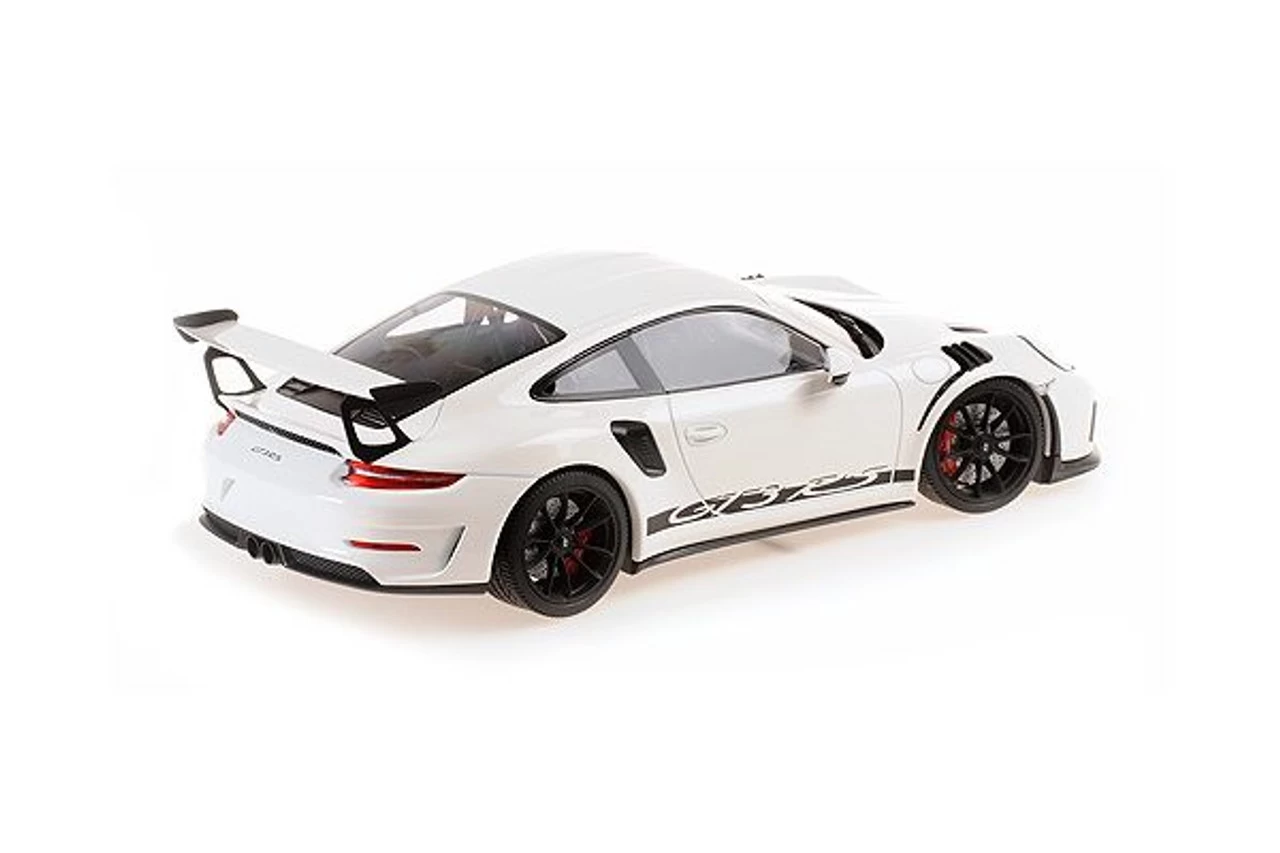 1/18 Minichamps 2019 Porsche 911 (991.2) GT3 RS (White With Black Wheels) Car Model 4 1/18 Minichamps 2019 Porsche 911 (991.2) GT3 RS (White With Black Wheels) Car Model - Image 2