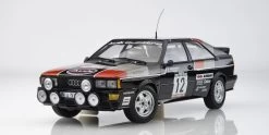 1/18 Minichamps 1981 Audi Quattro #12 Rally De Portugal M. Mouton, F. Pons Diecast Car Model