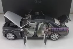 1/18 Kyosho Rolls-Royce Ghost (Black / Darkest Tungsten With Silver Bonnett) Diecast Car Model -Toy vehicles 15 zpsca18fc66 52373.1397502724