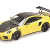 2019 Porsche 911 GT3RS (991.2) Weissach Package Yellow With Carbon Hood And Top With Platinum Magnesium Wheels Limited Edition To 300 Pieces Worldwide 1/18 Diecast Model Car By Minichamps -Toy vehicles 16 1 90168.1618493268