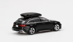 Audi RS 6 Avant With Roof Box Mythos Black Metallic Limited Edition To 2400 Pieces Worldwide 1/64 Diecast Model Car By True Scale Miniatures 7 Audi RS 6 Avant With Roof Box Mythos Black Metallic Limited Edition To 2400 Pieces Worldwide 1/64 Diecast Model Car By True Scale Miniatures -Toy vehicles 16 2 72149.1623592597