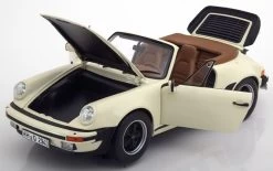 1/18 Norev 1987 Porsche 911 930 Turbo Cabriolet (Ivory Cream White) Diecast Car Model -Toy vehicles 187661 1 1 52599.1650554948
