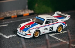 1/64 Tarmac Works Porsche 911 Turbo S LM GT 12H Sebring 1993 #59 - One Chase Car Included Per Carton