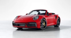 1/43 MINICHAMPS Porsche 911 (992) Turbo S Cabriolet 2019 RED Diecast Sealed