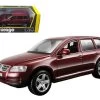 Volkswagen Touareg Burgundy 1/24 Diecast Model Car By Bburago -Toy vehicles 22015BUR 4893993220151 39067.1461338194.800.600 27431.1596084737