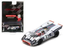 Porsche 917K #3 Vic Elford - Gerard Larrousse "Martini Racing" Winner 12H Of Sebring (1971) 1/64 Diecast Model Car By Sparky