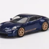 1/64 Mini GT Porsche 911 (992) GT3 Touring (Gentian Blue Metallic) Diecast Car Model