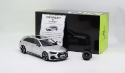 1/18 AUTOKOL 2022 Audi RS4 (B9) Avant Silver Diecast Car Model