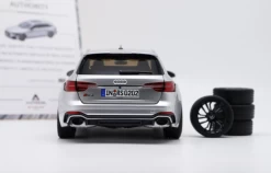 1/18 AUTOKOL 2022 Audi RS4 (B9) Avant Silver Diecast Car Model -Toy vehicles 3 3 26871.1666591443