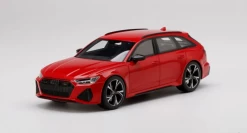 1/18 Top Speed Audi RS 6 Avant (Carbon Black Tango Red) Resin Car Model