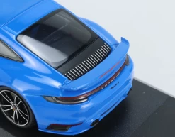 1/43 Minichamps 2021 Porsche 911 992 Turbo S Coupe Sport Design (Blue) Car Model -Toy vehicles 3 4 85250.1667219755
