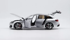 1/18 AUTOKOL 2022 Audi RS4 (B9) Avant Silver Diecast Car Model -Toy vehicles 3 5 76835.1666591442
