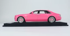 1/18 HH Model Rolls-Royce Ghost Blushing Pink Resin Car Model -Toy vehicles 3 6 60310.1678606567