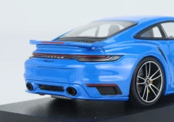 1/43 Minichamps 2021 Porsche 911 992 Turbo S Coupe Sport Design (Blue) Car Model -Toy vehicles 3 7 18858.1667219754