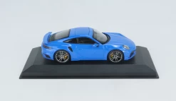 1/43 Minichamps 2021 Porsche 911 992 Turbo S Coupe Sport Design (Blue) Car Model -Toy vehicles 3 9 60597.1667219819