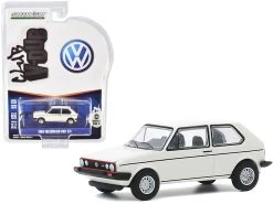 1980 Volkswagen Golf GTI Alpine White "Club Vee V-Dub" Series 11 1/64 Diecast Model Car By Greenlight