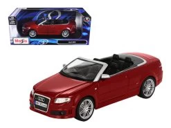 1/18 Maisto 2008 Audi RS4 Convertible Red Diecast Car Model