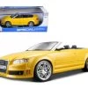 1/18 Maisto 2008 Audi RS4 Convertible Yellow Diecast Car Model -Toy vehicles 31147Y 090159311478 31547.1460649711.800.600 27279.1555036167