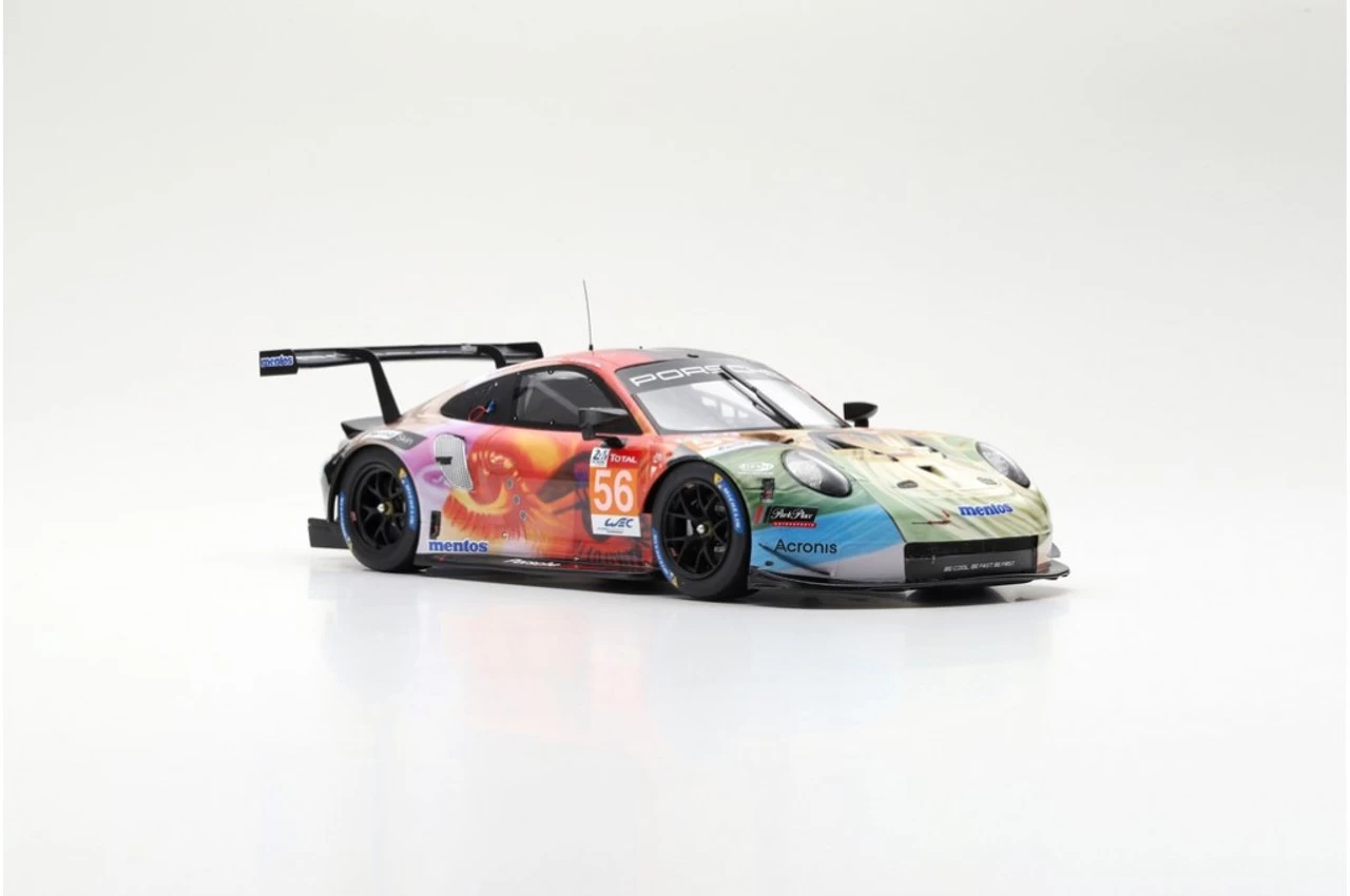 1/18 Spark Porsche 911 RSR No.56 Team Project 1 Winner LMGTE Am Class 24H Le Mans 2019 J. Bergmeister - P. Lindsey - E. Perfetti Car Model 4 1/18 Spark Porsche 911 RSR No.56 Team Project 1 Winner LMGTE Am Class 24H Le Mans 2019 J. Bergmeister - P. Lindsey - E. Perfetti Car Model - Image 2