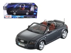 Audi TT Roadster Grey 1/18 Diecast Model Car By Maisto