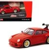 Porsche 911 GT2 Red With Red Interior "Collab64" Series 1/64 Diecast Model Car By Schuco & Tarmac Works -Toy vehicles 324 34664.1663133083