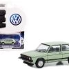 1979 Volkswagen Golf GTI Inari Silver Green "Club Vee V-Dub" Series 16 1/64 Diecast Model Car By Greenlight -Toy vehicles 33 11489.1683374058