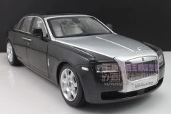 1/18 Kyosho Rolls-Royce Ghost (Black / Darkest Tungsten With Silver Bonnett) Diecast Car Model -Toy vehicles 3 zps9ab1b9b1 24169.1397502722