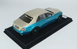 1/18 HH Model Rolls-Royce Ghost (Turquoise Blue & Champagne Gold) Resin Car Model -Toy vehicles 4 11 42325.1678610973