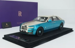 1/18 HH Model Rolls-Royce Ghost (Turquoise Blue & Champagne Gold) Resin Car Model