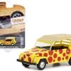 1974 Volkswagen Thing Type 181 Yellow With Red Polka Dots "Volkswagen Presents The Thing. It Can Be Anything!!!" "Vintage Ad Cars" Series 8 1/64 Diecast Model Car By Greenlight -Toy vehicles 4 1 76450.1669961529