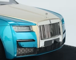 1/18 HH Model Rolls-Royce Ghost (Turquoise Blue & Champagne Gold) Resin Car Model -Toy vehicles 4 1 78756.1678610938