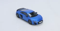 1/64 KENGFAI 2021 Audi R8 Blue Diecast Car Model -Toy vehicles 4 2 67454.1640520220