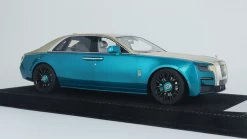 1/18 HH Model Rolls-Royce Ghost (Turquoise Blue & Champagne Gold) Resin Car Model -Toy vehicles 4 2 75240.1678610960