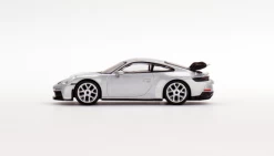 1/64 MINI GT Porsche 911 (992) GT3 GT Silver Metallic Diecast Car Model -Toy vehicles 4 3 15311.1660741391