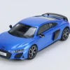 1/64 KENGFAI 2021 Audi R8 Blue Diecast Car Model -Toy vehicles 4 3 82640.1640520220
